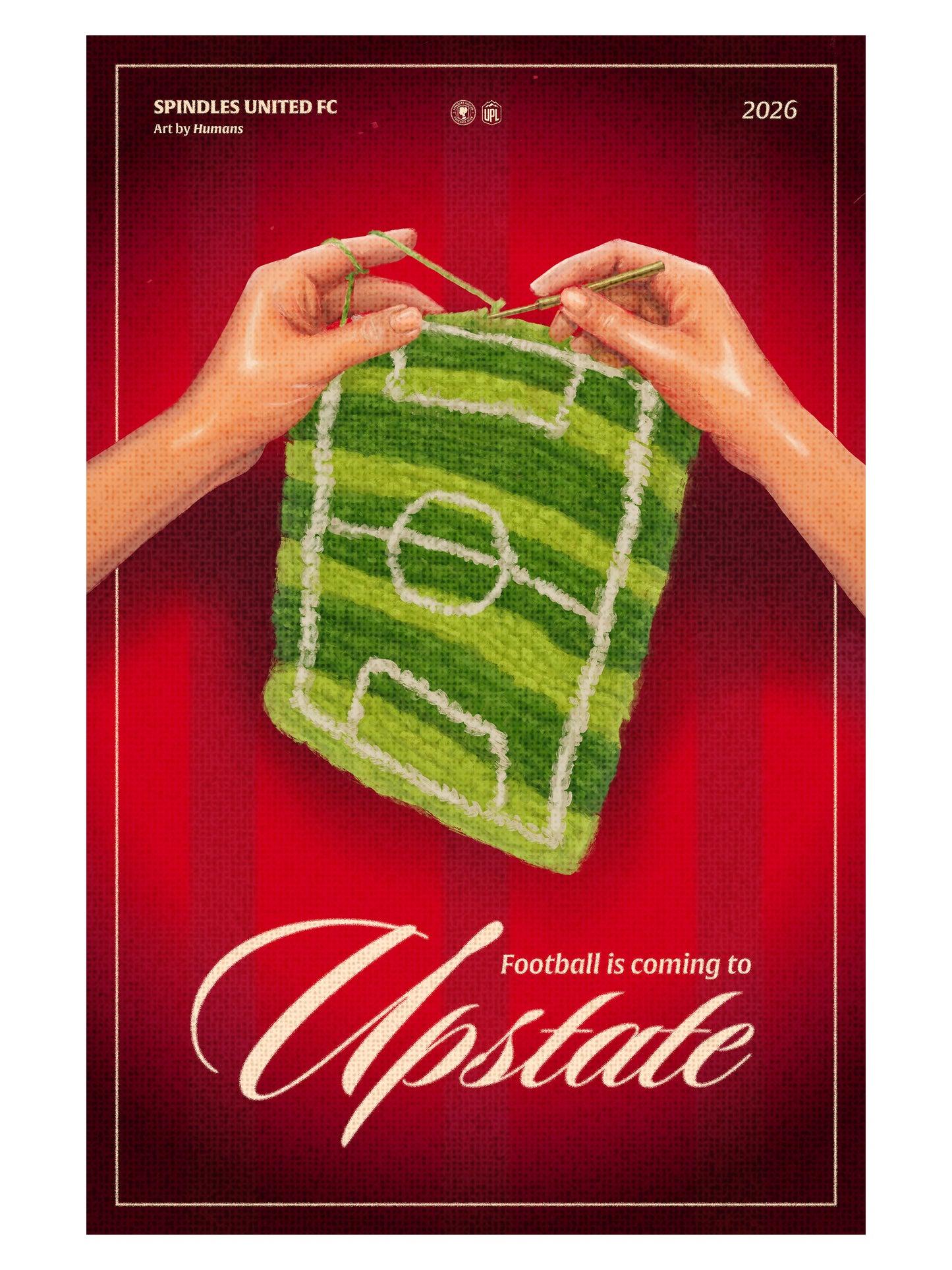 2026 Poster (Football is coming to Upstate)